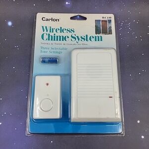Carlon Wireless Chime System‎ WC110 Three Selectable Tone Settings NEW IN PACK